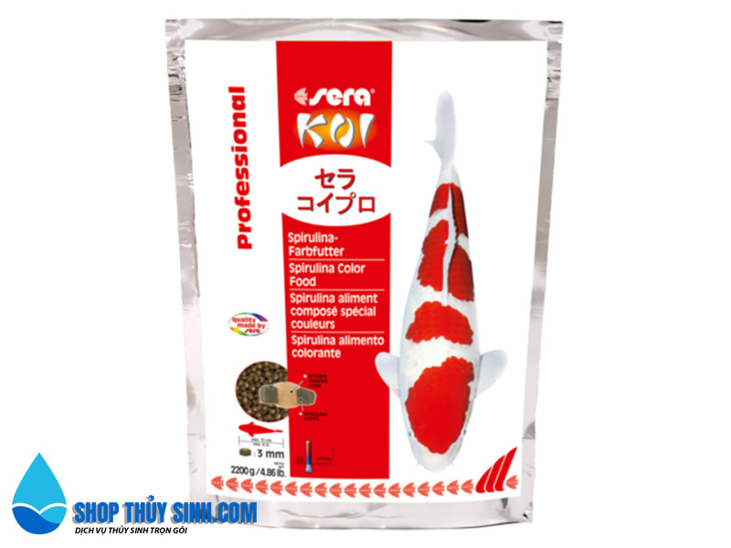 Thức ăn cho cá koi Sera Koi Professional Color tăng màu chuẩn