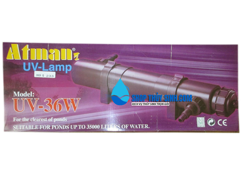 Đèn UV Diệt Khuẩn cho hồ cá và thủy sinh Atman UV LAMP