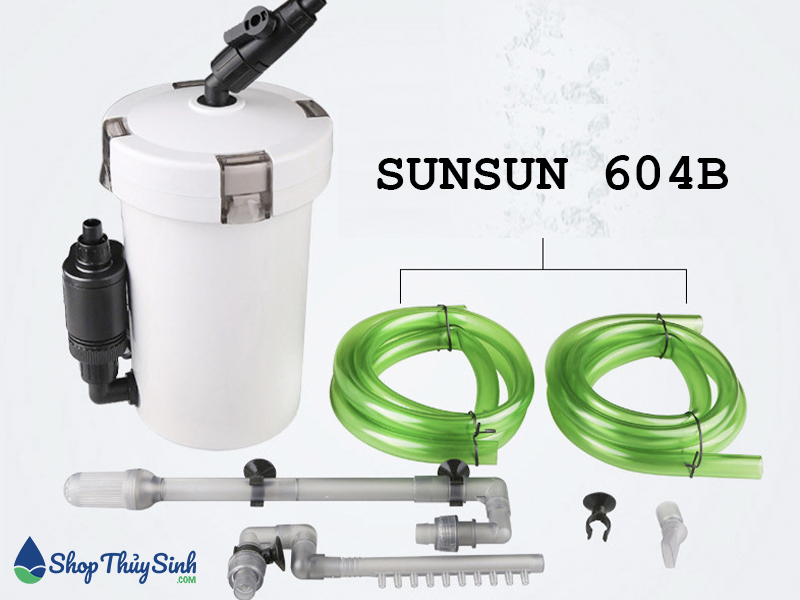 Sunsun 604 và 604B mẫu lọc phụ chuyên dụng cho hồ cá và thủy sinh