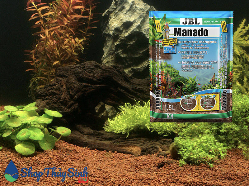 Phân nền thủy sinh JBL Manado bề mặt xốp kích rễ tốt