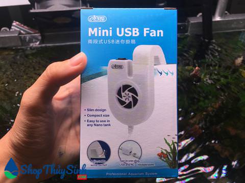 Quạt làm mát tản nhiệt cho hồ thủy sinh Mini USB Fan của Ista